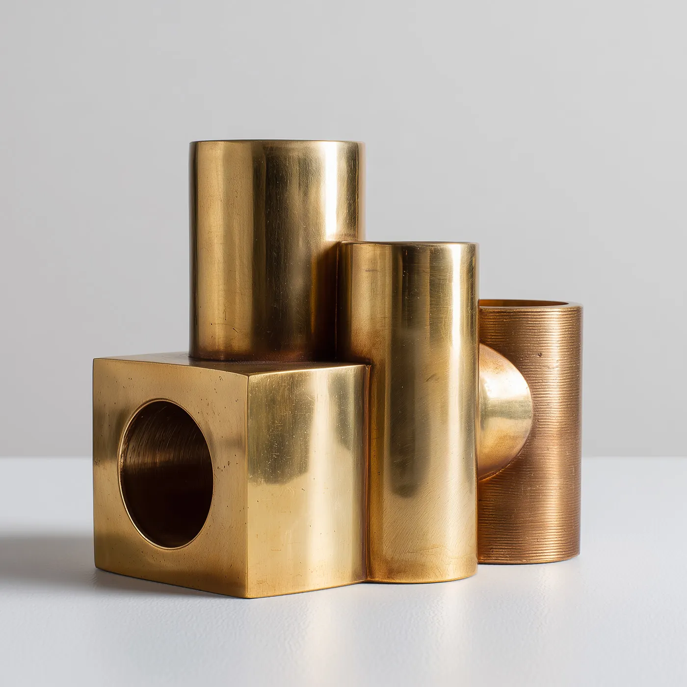 Machined solid brass stock used for HK fixture bodies