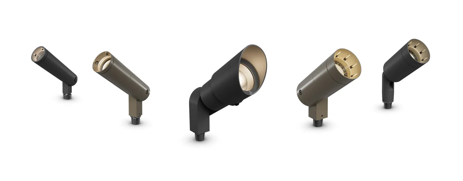 HK Lighting accent light family in black and bronze finishes
