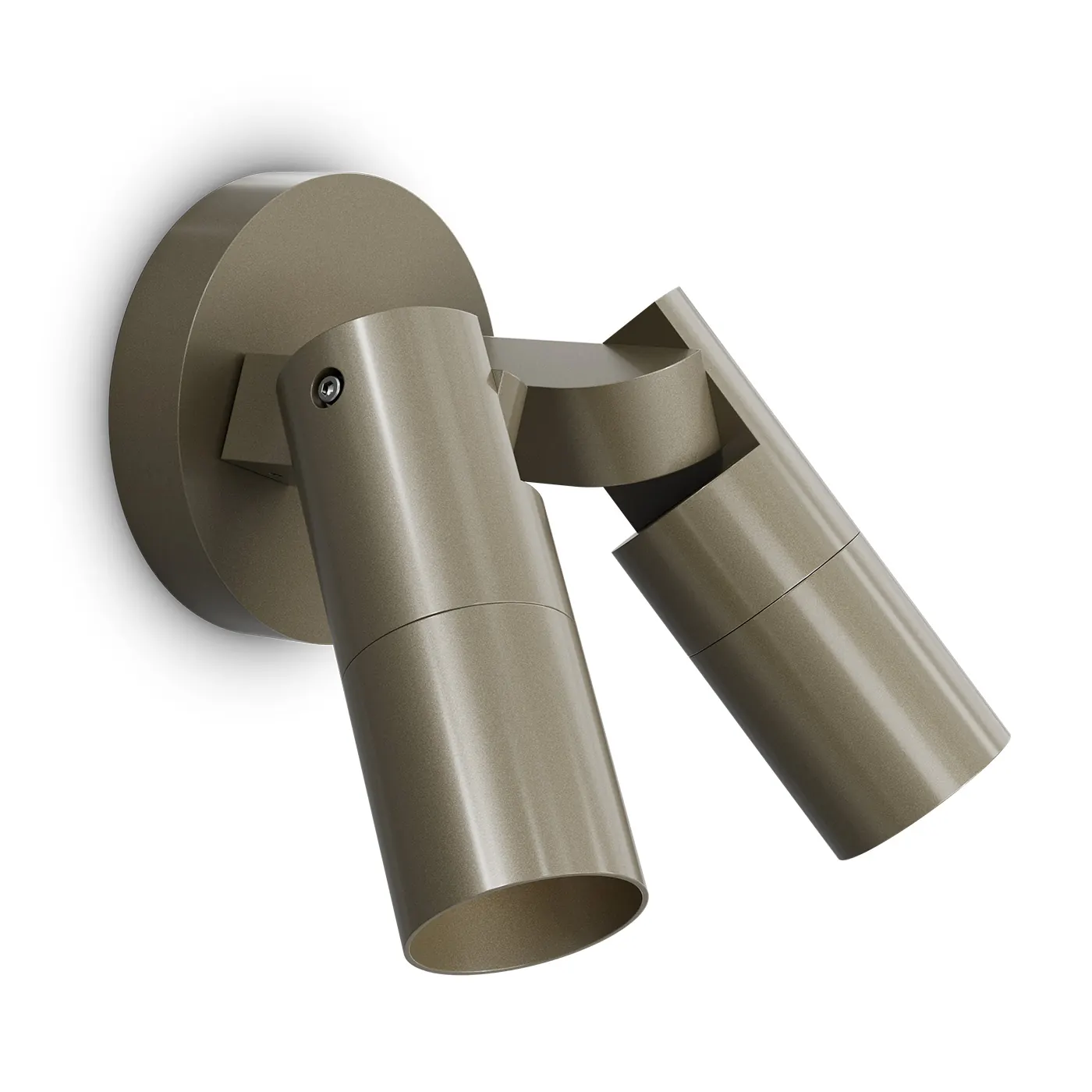 HK Sentinel double-head area light in bronze
